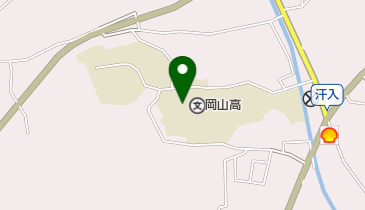 岡山中学高等学校の地図画像