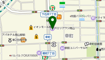 株式会社河合楽器製作所 岡山店の地図画像