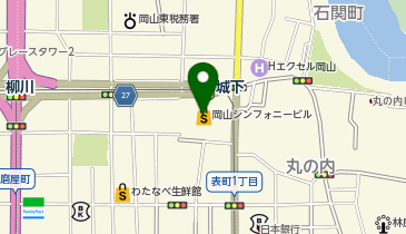 ジョイフル恵利岡山シンフォニー店の地図画像