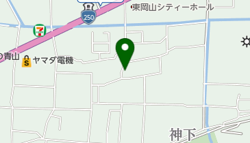 まりな美容室の地図画像