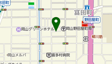 杉山ドライクリーニング店の地図画像