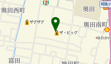 ダイヤクリーニング株式会社 ザ・ビッグ奥田南店の地図画像