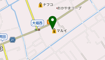 ダイヤクリーニング株式会社 マルイ大福店の地図画像