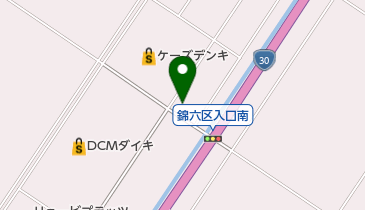 ライフクリーニングの地図画像