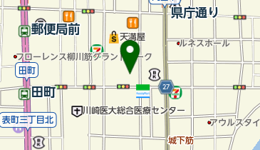 リーガルシューズ岡山表町店の地図画像