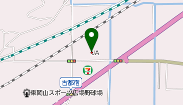 岡山市農業協同組合 古都選果場の地図画像