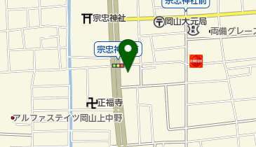 西野産業株式会社岡山営業所の地図画像