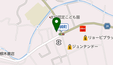 ユピア自然化粧品の地図画像