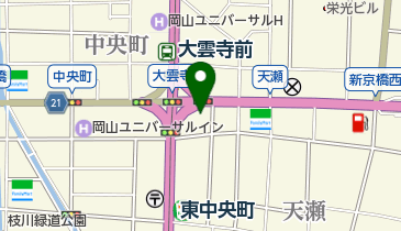 丸善工業株式会社の地図画像