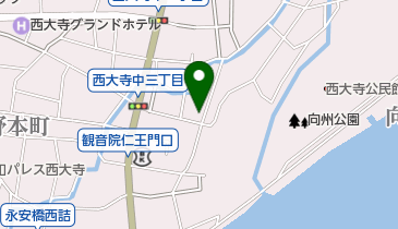 有限会社八代呉服店の地図画像