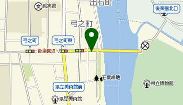 平井本店備前焼の地図画像