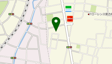 カナヤマ商店の地図画像