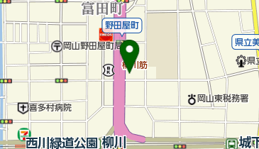 岡山債権回収株式会社の地図画像