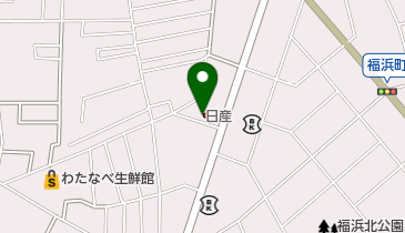 岡山日産自動車株式会社 福浜店の地図画像