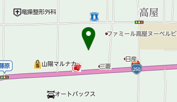 西日本三菱自動車販売株式会社 岡山東店の地図画像