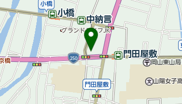 株式会社日産サティオ岡山 新京橋店の地図画像