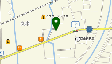 岡山スバル自動車株式会社 岡山久米店の地図画像