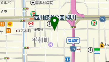 岡山寺の地図画像