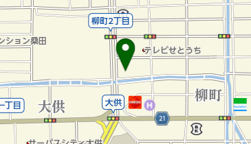 白鶴酒造株式会社中・四国支店の地図画像