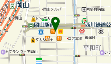 チケットセンター 岡山本町店の地図画像