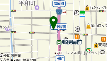 岡山中央システムズ株式会社の地図画像