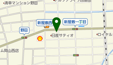 笠岡信用組合 岡山支店の地図画像