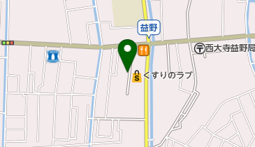 sushi花館益野店の地図画像