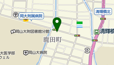 岡山園芸花マーケットの地図画像