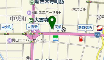 味埜商店の地図画像