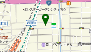 岡山建築設計クラブの地図画像