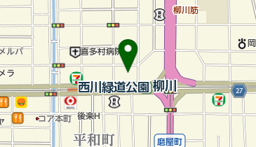 ブルーフォーラム岡山店の地図画像