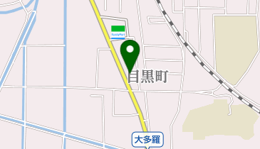 クック・チャム岡山目黒店の地図画像