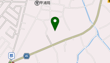 卓球クラブマルカワの地図画像
