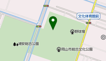 岡山市立 浦安総合公園図書館の地図画像