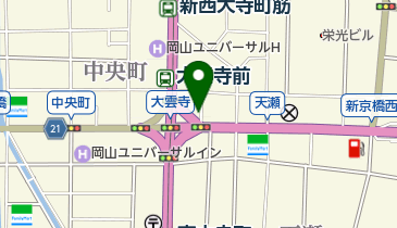 ネイルサロン・プティスーザの地図画像