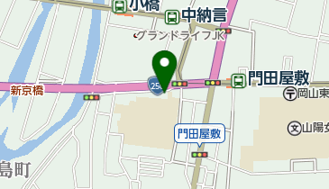 現代仏壇ギャラリーメモリア 岡山門田屋敷の地図画像