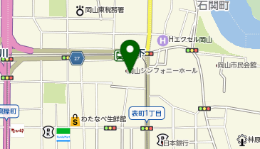 株式会社丸善ジュンク堂書店岡山シンフォニービル店の地図画像