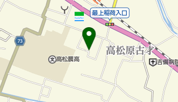 高松フーズの地図画像