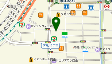 日通商事株式会社岡山支店の地図画像