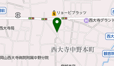 東京海上日動火災保険株式会社代理店あんしんネット岡山の地図画像
