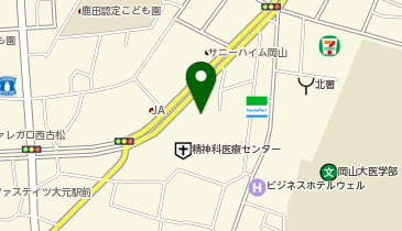 アプライド株式会社岡山店の地図画像