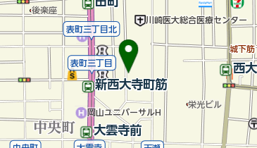 メガネの保崎の地図画像