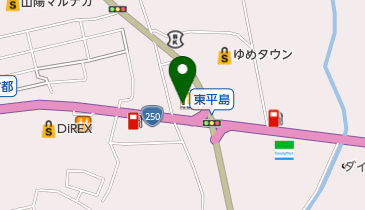 ナンバ洋品店の地図画像