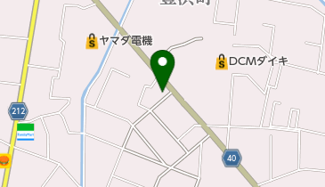 エグサヘアーサロンの地図画像