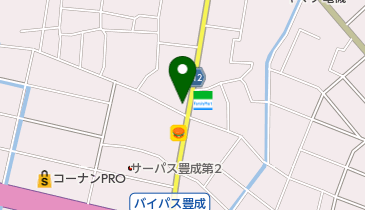 カットハウスBeastの地図画像