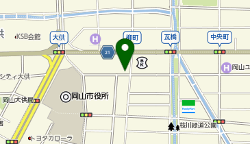 カットルームいずみの地図画像