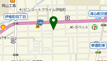 クロサキ 伊福町店の地図画像