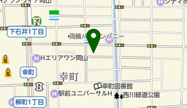 コバヤシ理容室の地図画像