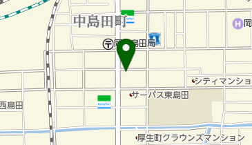 さんぱつひろばの地図画像