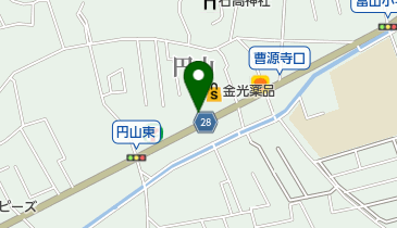 バショウヘアーサロンの地図画像